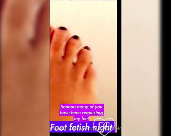 Dani Daniels aka Akadanidaniels OnlyFans - This is a special treat for you My first ever foot job This was never released AND I GOT TURNED