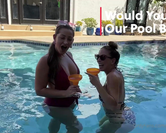 Dani Daniels aka Akadanidaniels OnlyFans - You are a really cute pool boywant to play with us Check the preview then go unlock todays hot