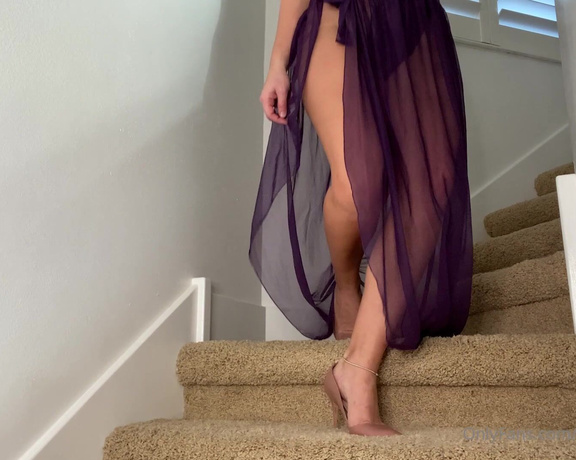Dani Daniels aka Akadanidaniels OnlyFans - Sometimes a girl just needs to cumon the stairs with a nice glass dildo I want you to join