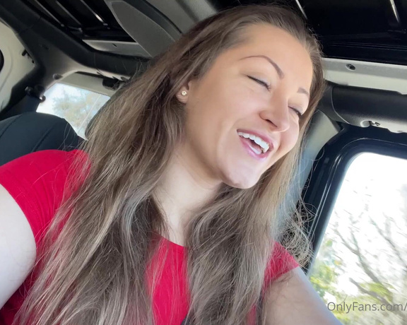 Dani Daniels aka Akadanidaniels OnlyFans - You know I love to play with my pussy in publicI was so horny driving in my car againI just