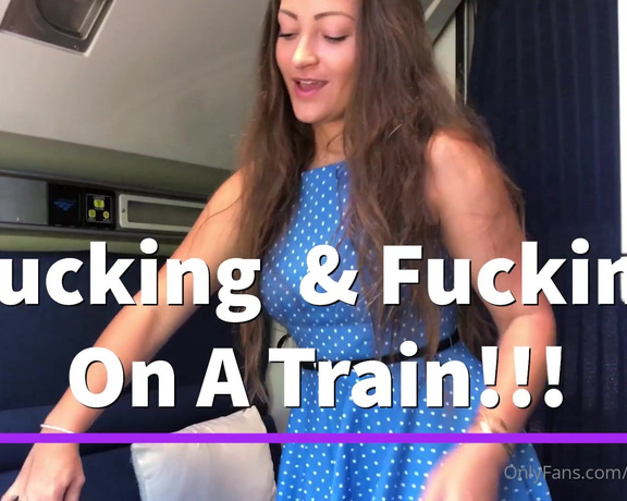 Dani Daniels aka Akadanidaniels OnlyFans - Its fuck me Friday and todays adventure starts with a train ride, then dicking sucking, then ridin