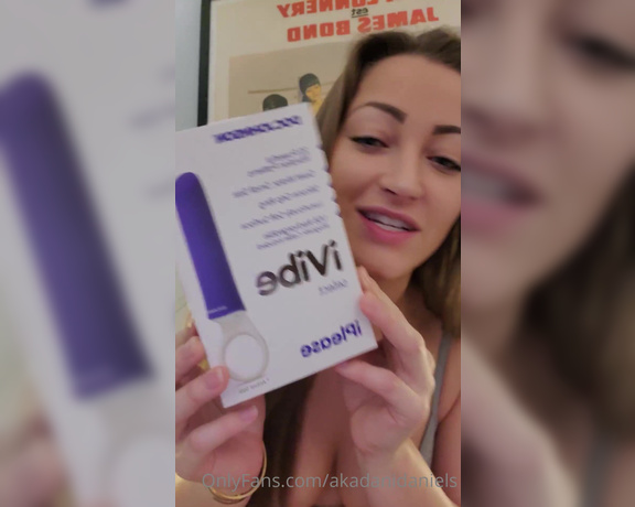 Dani Daniels aka Akadanidaniels OnlyFans - I decided to try out a new toy and you get to watch it! This is fun, you can watch me can cum with