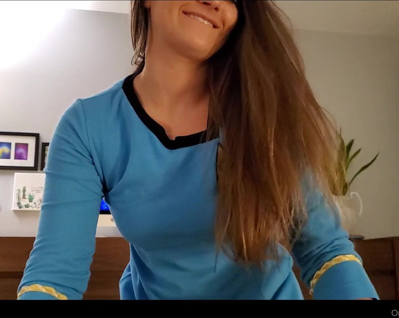 Dani Daniels aka Akadanidaniels OnlyFans - This is what happens when a Star Trek blue slut gets horny! She fucks the Captain Check your DMs