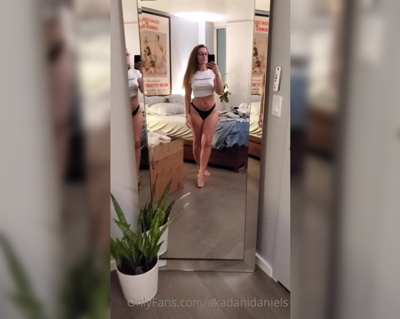 Dani Daniels aka Akadanidaniels OnlyFans - I like mirrors, dont you I am unpacking, wearing my glasses but I like the mirror and wanted to sho