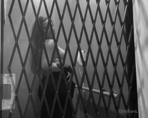 Dani Daniels aka Akadanidaniels OnlyFans - I am all locked up in this elevator I cant hurt you But I am a naughty vampiress  I want you