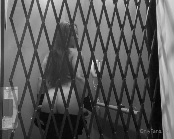 Dani Daniels aka Akadanidaniels OnlyFans - I am all locked up in this elevator I cant hurt you But I am a naughty vampiress  I want you