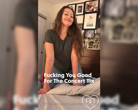 Dani Daniels aka Akadanidaniels OnlyFans - The concert was epichow shall I repay you for the great seats Well, it is FUCK ME FRIDAY so let