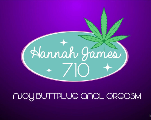 Hannah James aka Hannahjames710 OnlyFans - NJoy Buttplug I lube my butt then work my way from small, medium to LARGE buttplugs before using