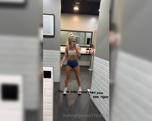 Hannah James aka Hannahjames710 OnlyFans - Would you like to see me working out naked