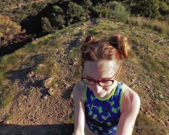 Hannah James aka Hannahjames710 OnlyFans - Unplanned Hilltop Blowjob Sometimes going out, enjoying the fresh air and the sun on my skin mak