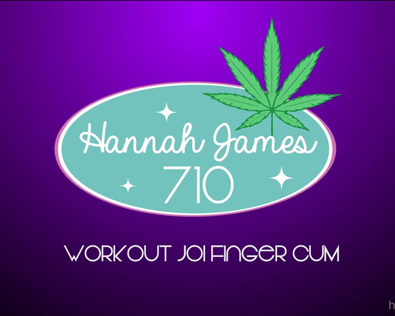 Hannah James aka Hannahjames710 OnlyFans - Workout JOI Cum I catch you perving on me while Im stretching in my tight yoga pants Luck