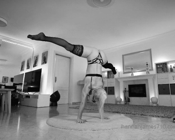 Hannah James aka Hannahjames710 OnlyFans - I was really happy with this handstand yesterday! See what gymnastic feats Ill pull off today