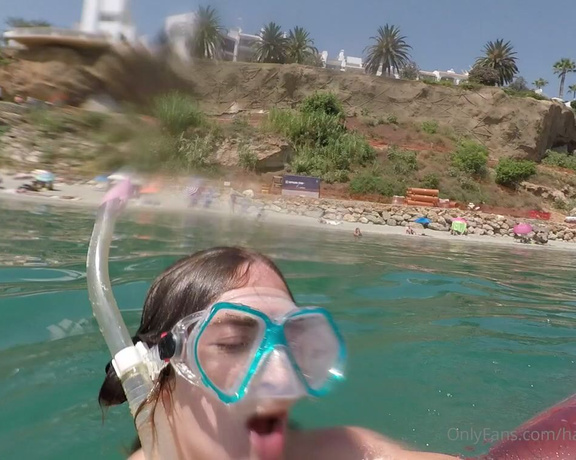 Hannah James aka Hannahjames710 OnlyFans - Natural Naked snorkel guide VOL 1!