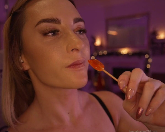 Hannah James aka Hannahjames710 OnlyFans - When the lollipops too good Im live now at HANNAHJAMES710TV