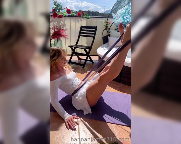 Hannah James aka Hannahjames710 OnlyFans - Watch closely! Tip $5 if this workout will have you begging for more!