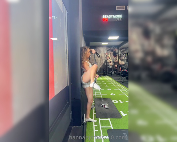 Hannah James aka Hannahjames710 OnlyFans - Youll be begging for more after this workout