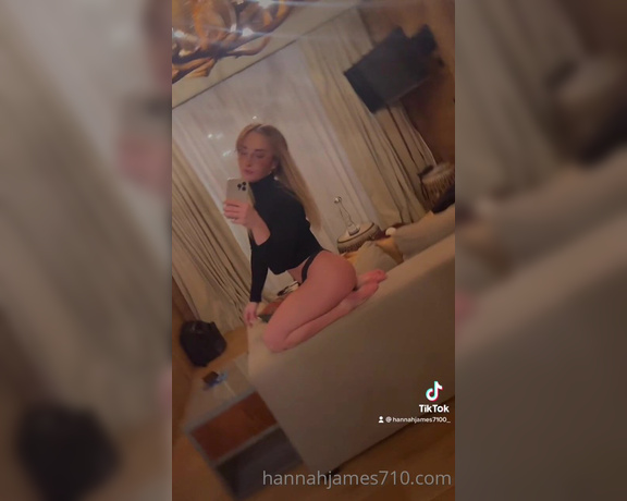 Hannah James aka Hannahjames710 OnlyFans - What were you imagining about upon watching this video