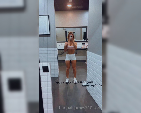 Hannah James aka Hannahjames710 OnlyFans - Just gym girl things… 1