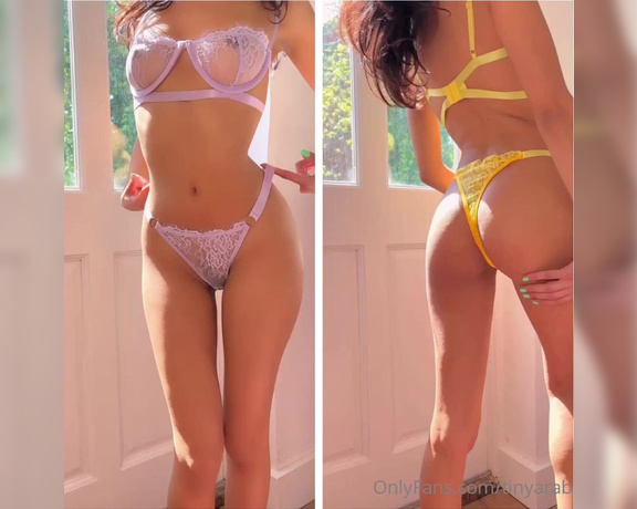 Aaliyah Yue aka Tinyarab OnlyFans - Which one do you wanna see your favourite rope bunny in daddy 3 photos