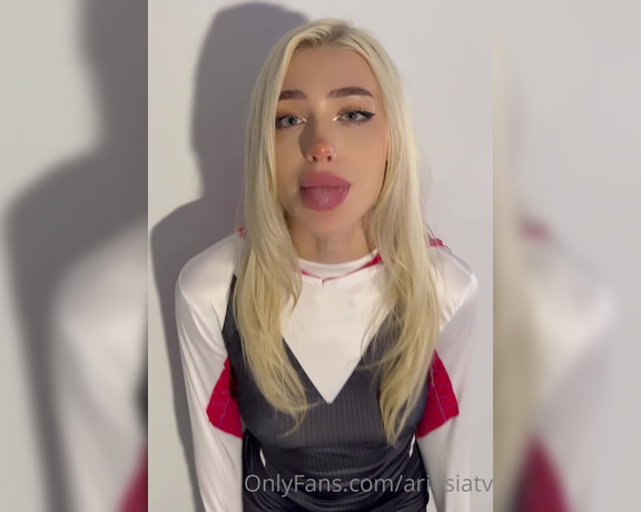 Ariesia aka Ariesiatv OnlyFans - I filmed a Gwen Stacy BJ vid just now… wana see) posting in ur dm on saturday