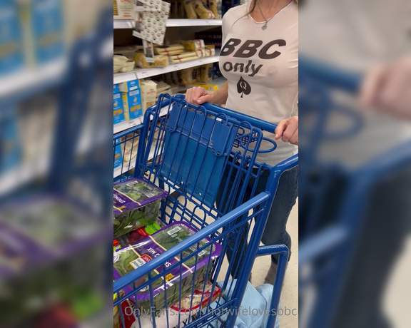 HotwifeLovesBBC aka Hotwifelovesbbc OnlyFans - Hotwife grocery shopping!