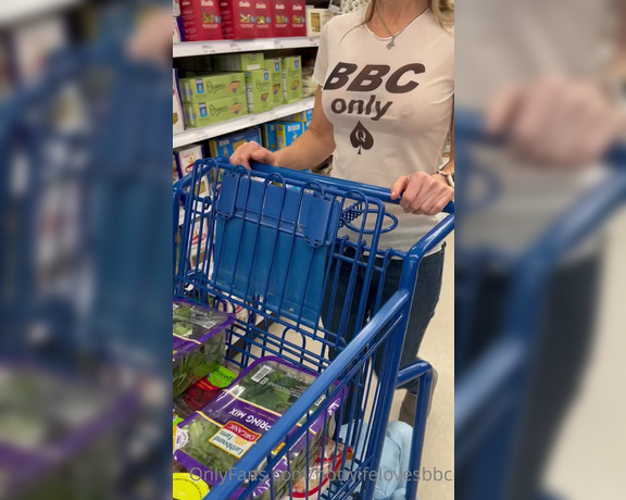 HotwifeLovesBBC aka Hotwifelovesbbc OnlyFans - Hotwife grocery shopping!