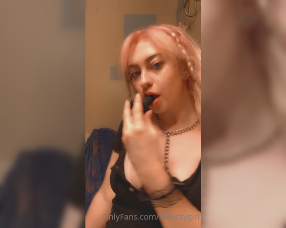 Lux aka Lilbussygirl OnlyFans - Just getting it wet so it fits in my tight little asshole