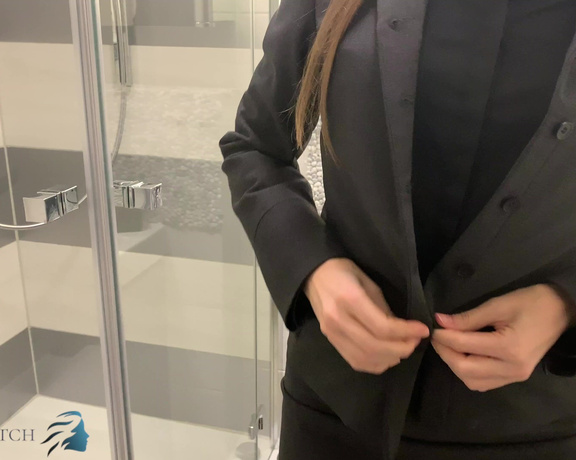 Business Bitch - assistant undress after work sexy shower
