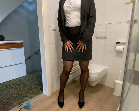 Business Bitch - business bitch stuffing panty in pussy