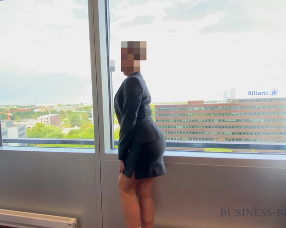 Business Bitch - business trip risky hotel window sex