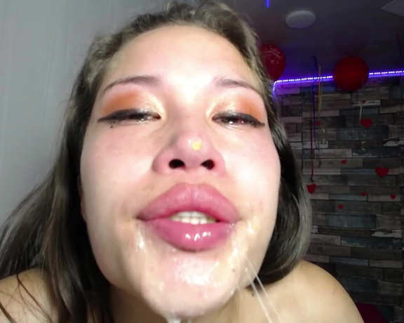 Amie_e - Saliva bubbles and very deepThroat, Blowjob, Deepthroat, Spitting, Ahegao, POV Blowjob, ManyVids