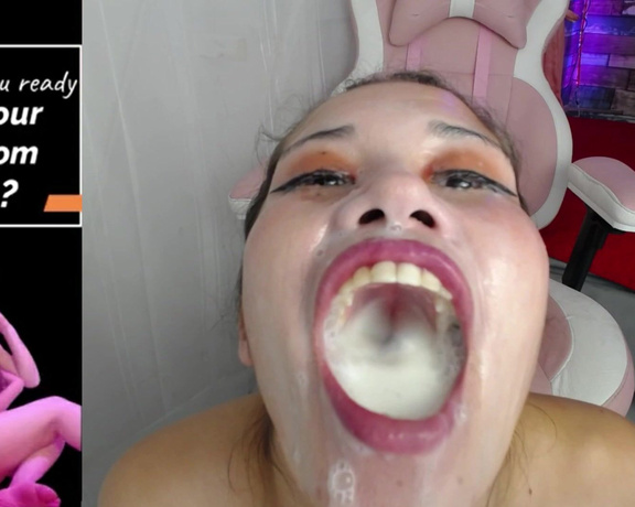 Amie_e - Shower saliva, dirty deeptroat face, Spit Fetish, Deepthroat, Blowjob, Face Fetish, Mouth Fetish, ManyVids