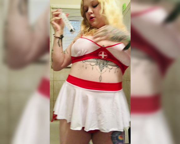 Daisy Love - Dorky naughty nurse strip tease I did yesterday,  Big Tits, Amateur, All Sex, Tattoo