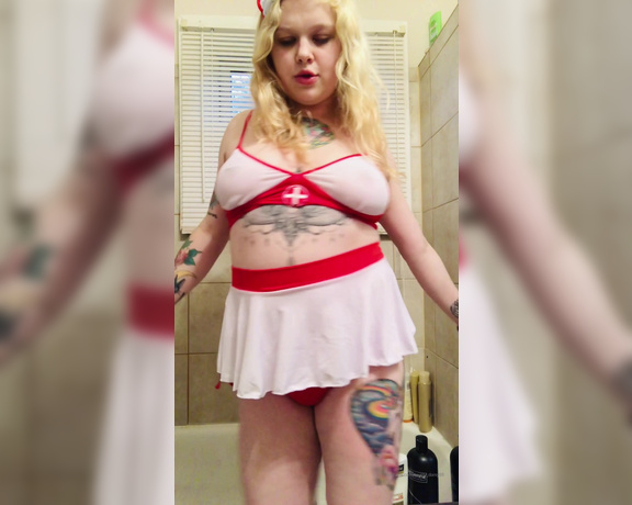Daisy Love - Dorky naughty nurse strip tease I did yesterday,  Big Tits, Amateur, All Sex, Tattoo