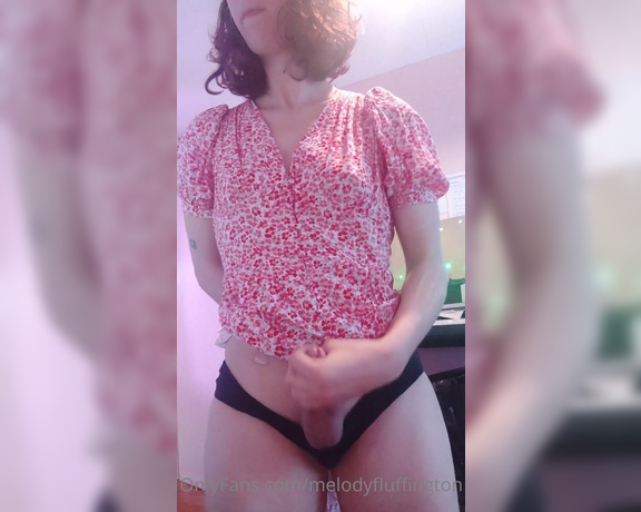 Just jacking off in a dress,  Hardcore, Shemale, Blowjob, Trans, Shemale On Male