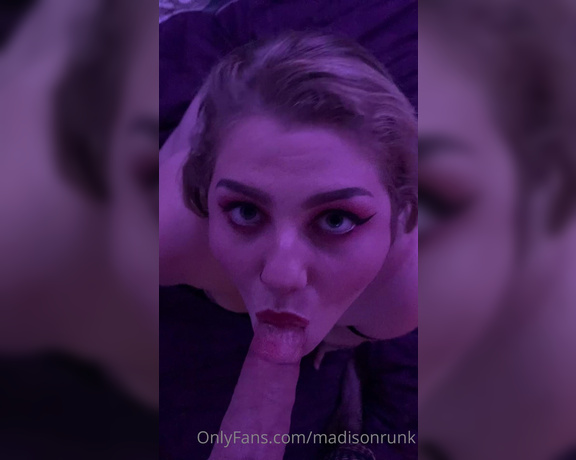 MadisonRunk -  A little BJ tease is my favourite fun,  Solo, Big Tits, BBW