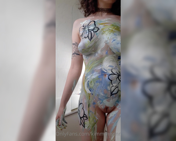 Kimmmmmmmm aka Kimmmmmmm OnlyFans - Another body painting video (swipe for the quick version!) This was super fun to film, I went for 1