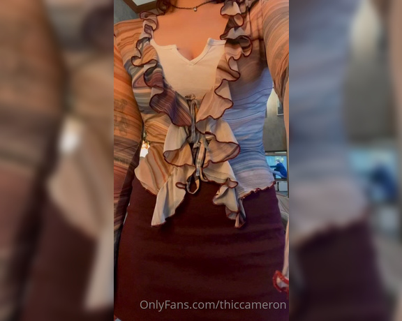 Cam aka Thiccameron OnlyFans - U like watching me get undressed for u baby 2