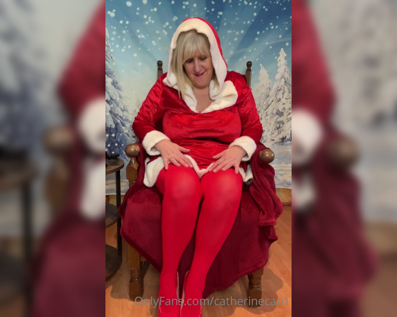 Catherinecan1 aka Catherinecan1 OnlyFans - Just a little Christmas Day play in my tights #pantyhose