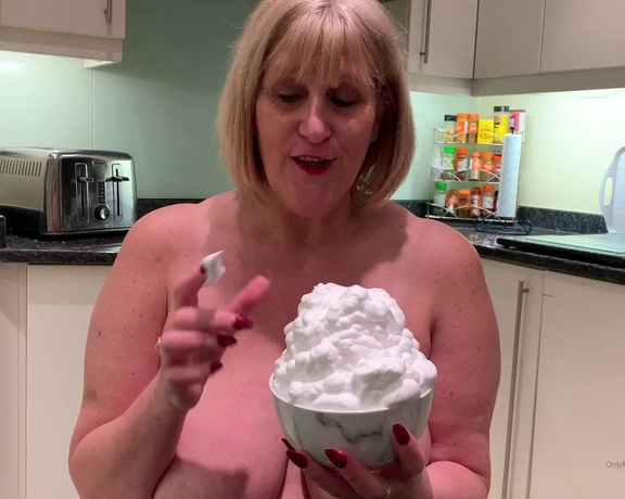 Catherinecan1 aka Catherinecan1 OnlyFans - Cream covered tits, after all it is national w hipping cream day lol