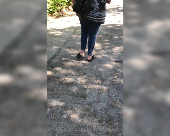 Catherinecan1 aka Catherinecan1 OnlyFans - A little walk in the park with Anna Wish I’d brought my sun dress lol #clothed