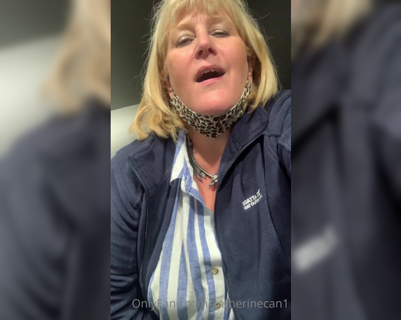 Catherinecan1 aka Catherinecan1 OnlyFans - Got horny on the train and had to finish off in the airport lol