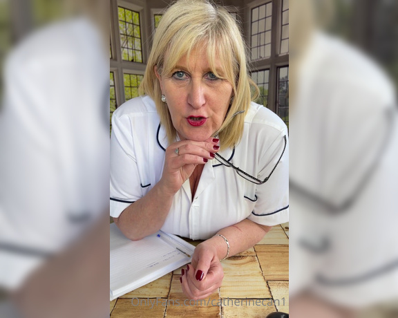 Catherinecan1 aka Catherinecan1 OnlyFans - The nurse can help with that!!