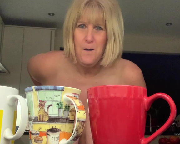 Catherinecan1 aka Catherinecan1 OnlyFans - Coffee Time! Plus!! Sinful Sunday Cup Castle x Ive tried hiding my big 38g tits behind a castle for