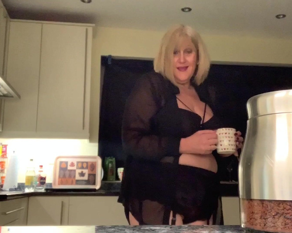 Catherinecan1 aka Catherinecan1 OnlyFans - Coffee Time! Plus! Join me while I make my first coffee of 2020 and watch the filthy fun I had with