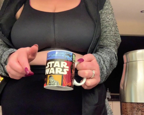Catherinecan1 aka Catherinecan1 OnlyFans - Coffee Time! Plus! Its National Science Fiction Day so thought the mug was rather apt  as for the