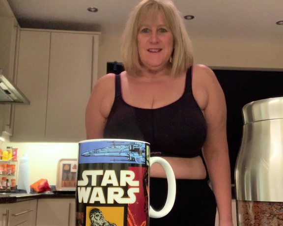 Catherinecan1 aka Catherinecan1 OnlyFans - Coffee Time! Plus! Its National Science Fiction Day so thought the mug was rather apt  as for the