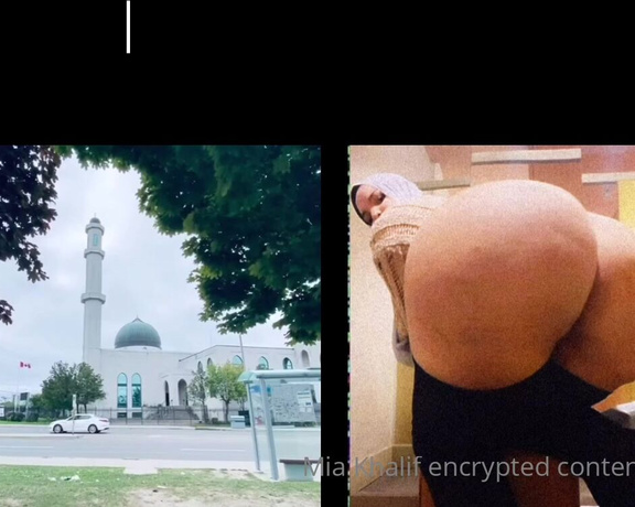 Mia Khalif aka Miasakhalif OnlyFans - Did you ever experience a visit at the mosque that end up with a slut flashing her boobs, twerking