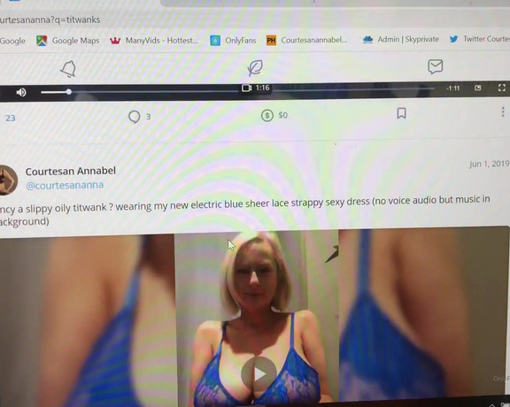 Courtesan Annabel aka Courtesananna OnlyFans - Q how do I search for a particular fetish A great question  watch this video and then you will