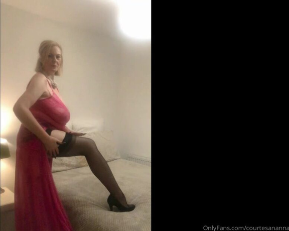 Courtesan Annabel aka Courtesananna OnlyFans - Late night pink negligee pussy and tit play [with audio]